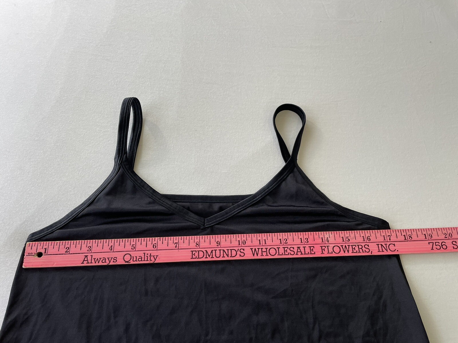 Vintage VANITY FAIR Black Full Slip Size 18″ 36/42 Style 10-158 Lingerie Nightie