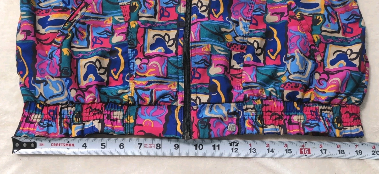 VTG Women’s Windbreaker| Jacket|80’s|Sports Wear| Abstract| Prince Tennis| Pink