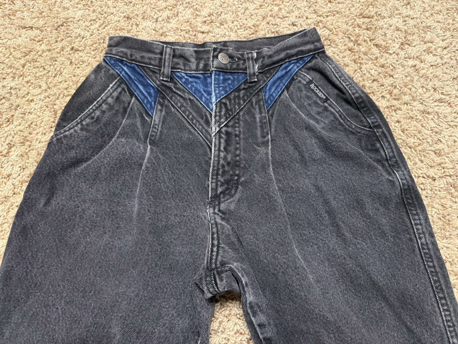 Vtg Rocky Mountain Clothing Womens Jeans Cut 9220 SIze 29/9 36″