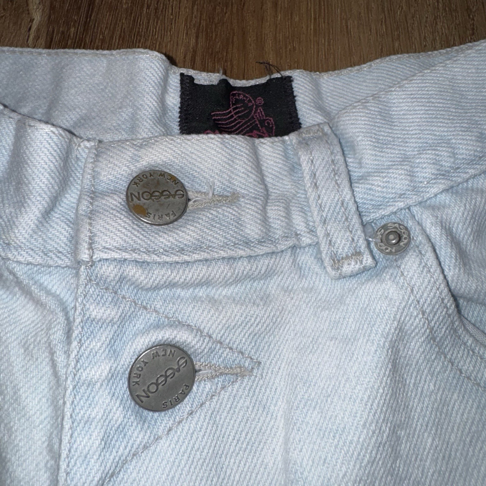 1980s Sasson Jeans Womens 9 Acid Wash Denim Blue Jean Pants Vintage 80s 26 x 28