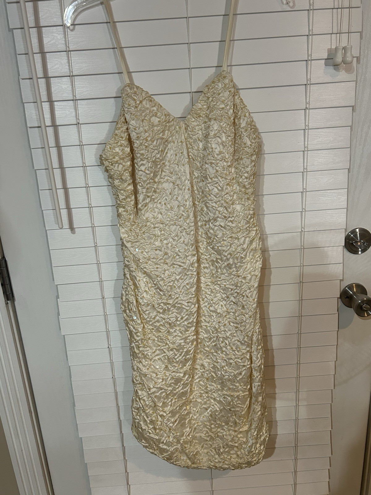 Vintage Alyce Designs Evening/Prom Pale Yellow Dress Size 14