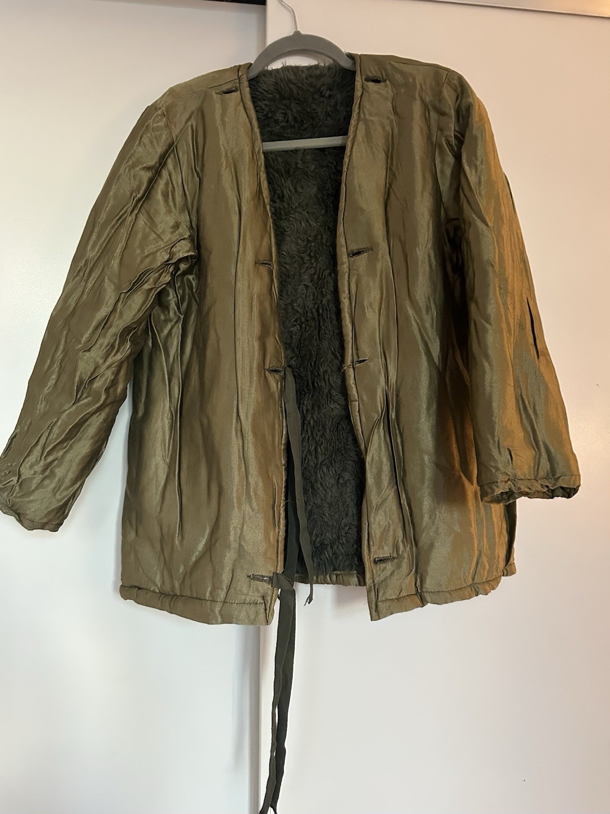 Vintage Reversible Military Liner Jacket