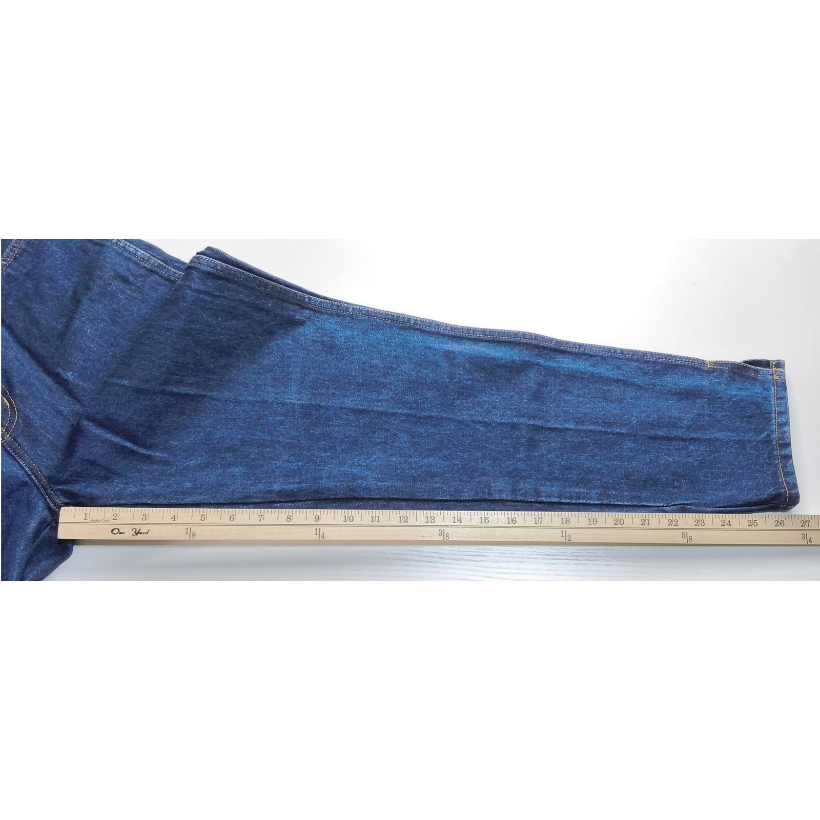 Rio High Rise Tapered Leg Jeans Women Size 9 Dark Wash Vintage Deadstock