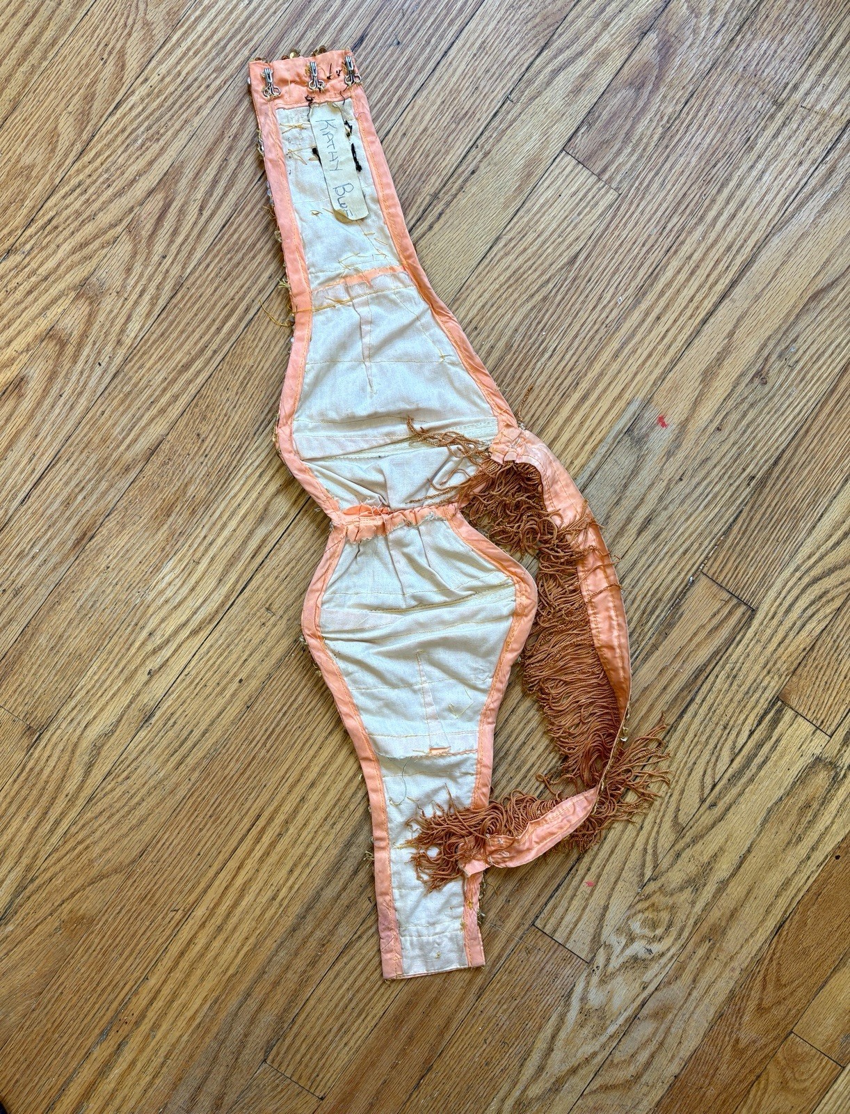 1930’s Sequin And Fringe Burlesque Showgirl Bralette
