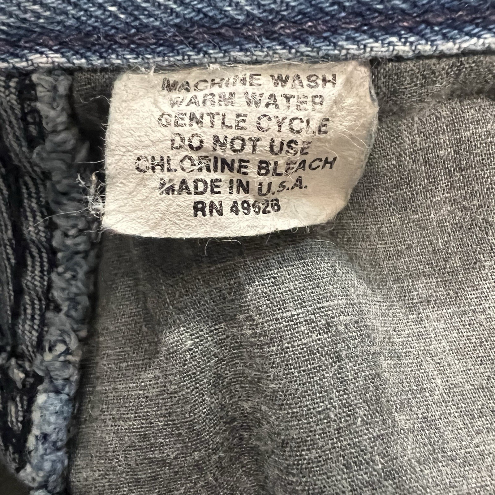 1980’s Zena Comforjean pinstripe denim jeans Vintage