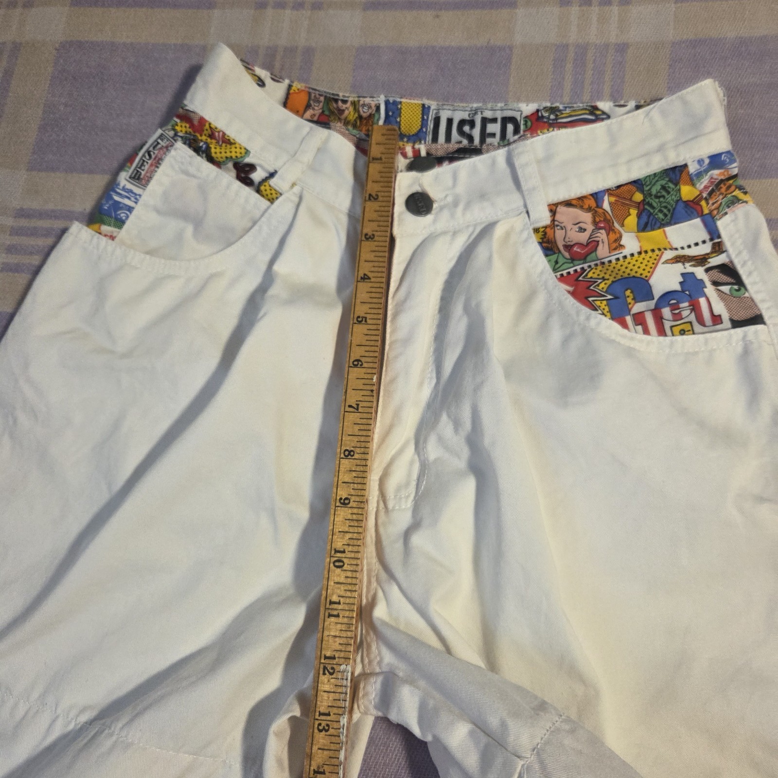 VINTAGE Get Used by Elie Jeans Shorts Size 26 Baggy Hip Hop 90s Y2K Loud Rare