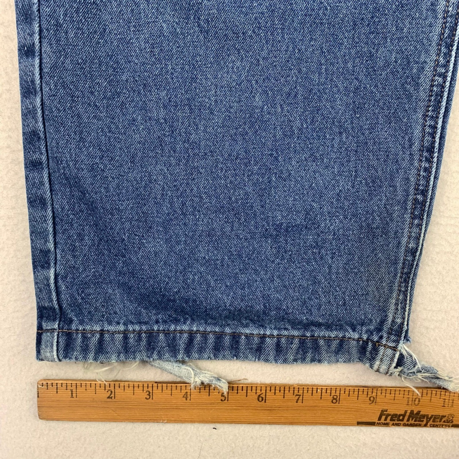 Thrashed Empyre Jeans Baggy Womens 12 Blue Faded Denim Skater Y2K Distressed 90s