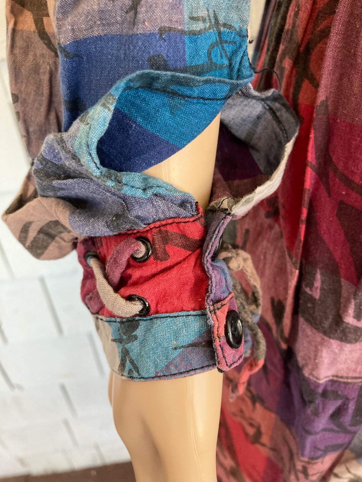 Vintage PHOOL Boho Cottagecore Cotton Dress Size Medium