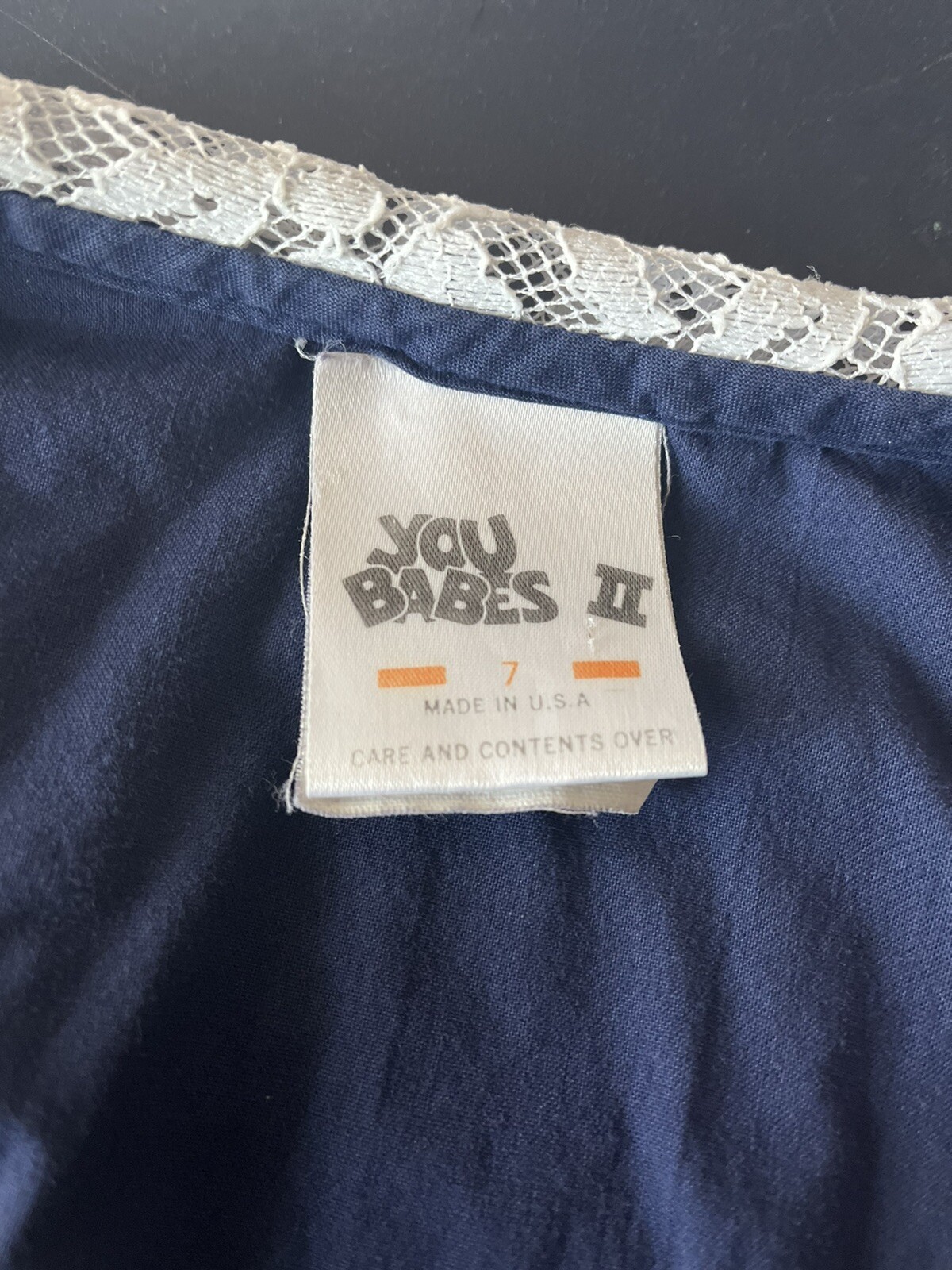 Vintage 1980’s You Babes II Dress Cottage Core Buttons Sleeveless S/M