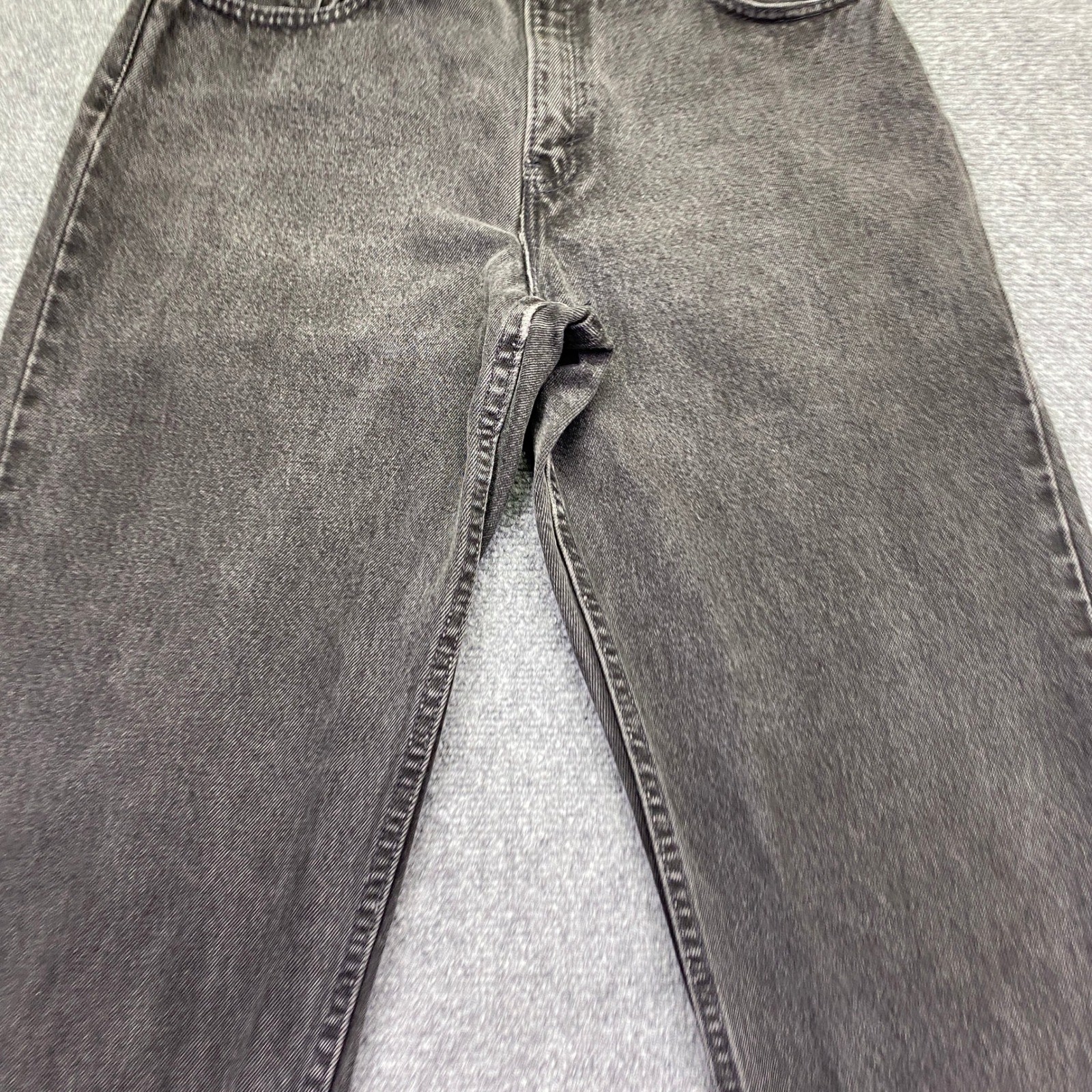 Vintage Levis 560 Loose Fit Straight Leg Black Denim Jeans 11 Long USA 1995