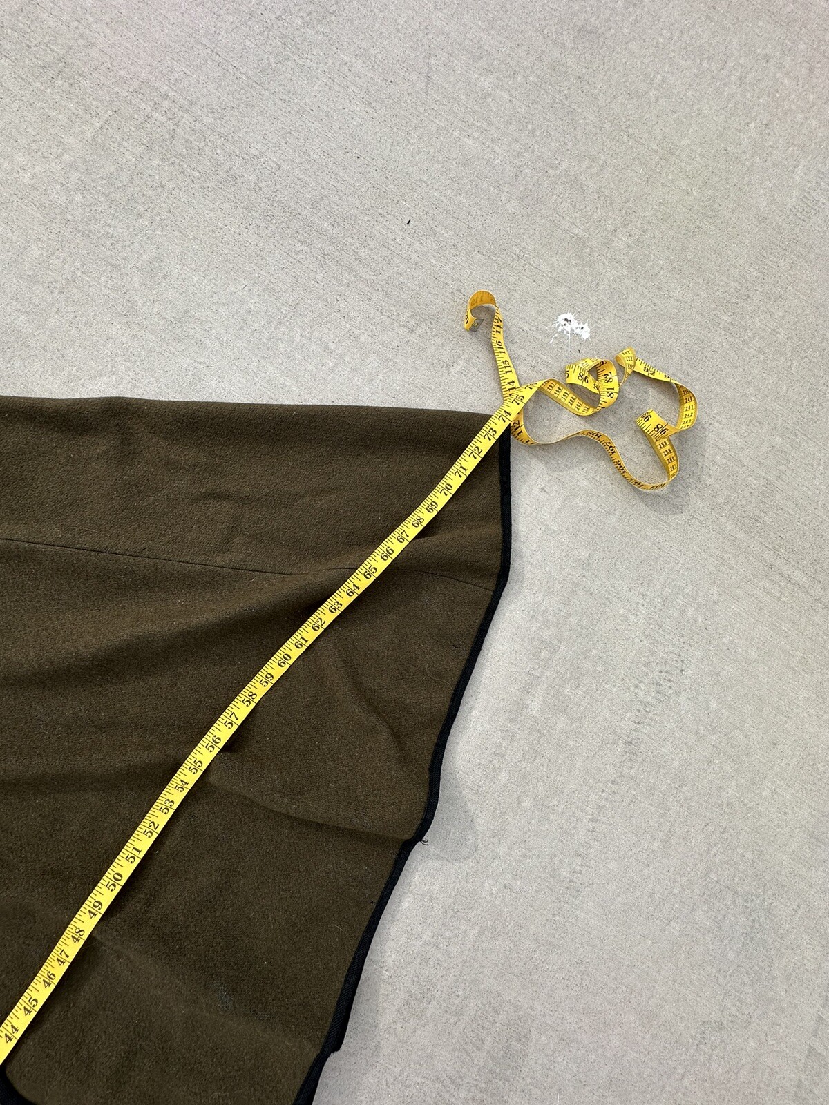 Vintage 60s Queen Of The Capes Country Place Wool Cape Green Rare