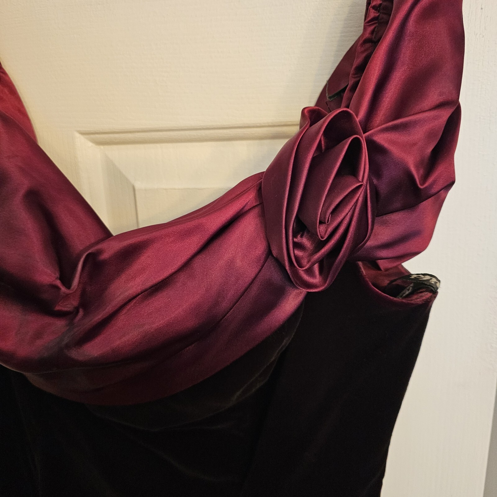 VINTAGE Karen Lucas For Niki Burguny Velvet Dress Size 14, Great Shape, 1980’s