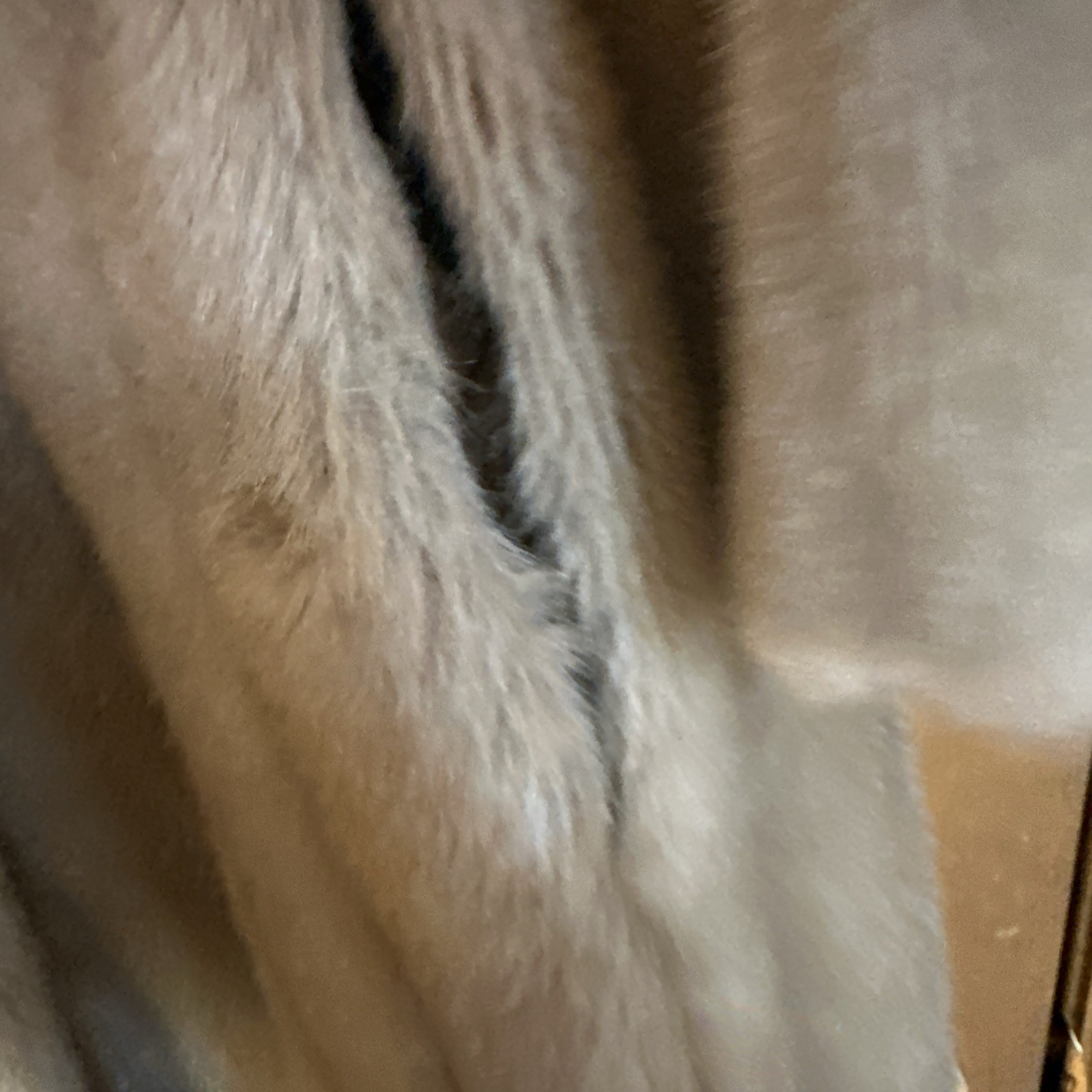 Vintage Grandella Faux Fur Car Coat With Belt. Classic and Elegant. Faux Mink.