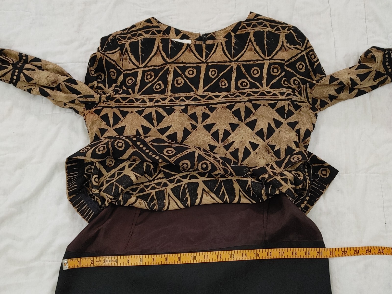 Vintage 80s Casual Corner Sheath Dress Womens sz 14 Work Secretary Layered