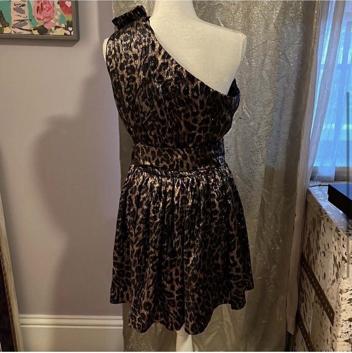 NTW Retrofete Mini Dress Open Shoulder