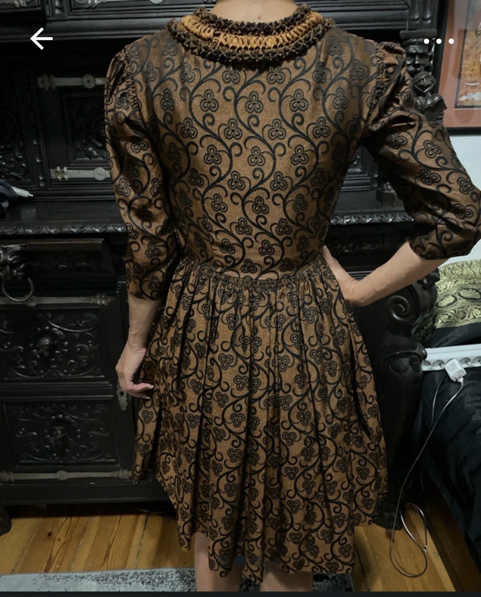 Vintage designer dress Leni model size 36/38 dirndl
