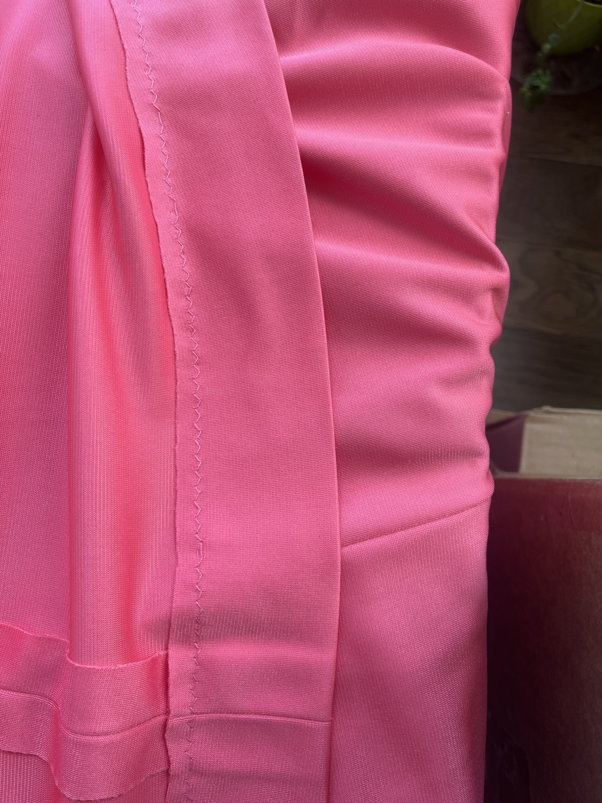 International Ladies Garment Workers Union VINTAGE DRESS WOMENS Pink Formal Sz 6