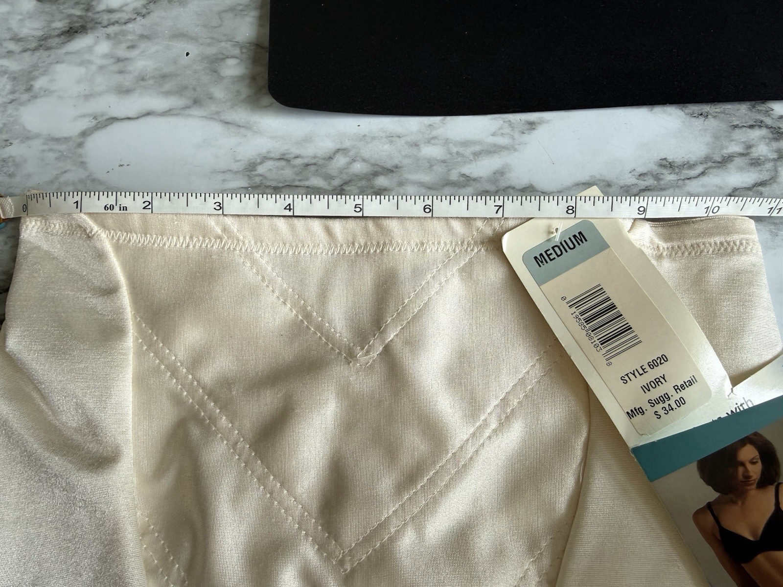 Vintage Seductively Slim By Smoothie Girdle No Garter Size M NEW Ivory