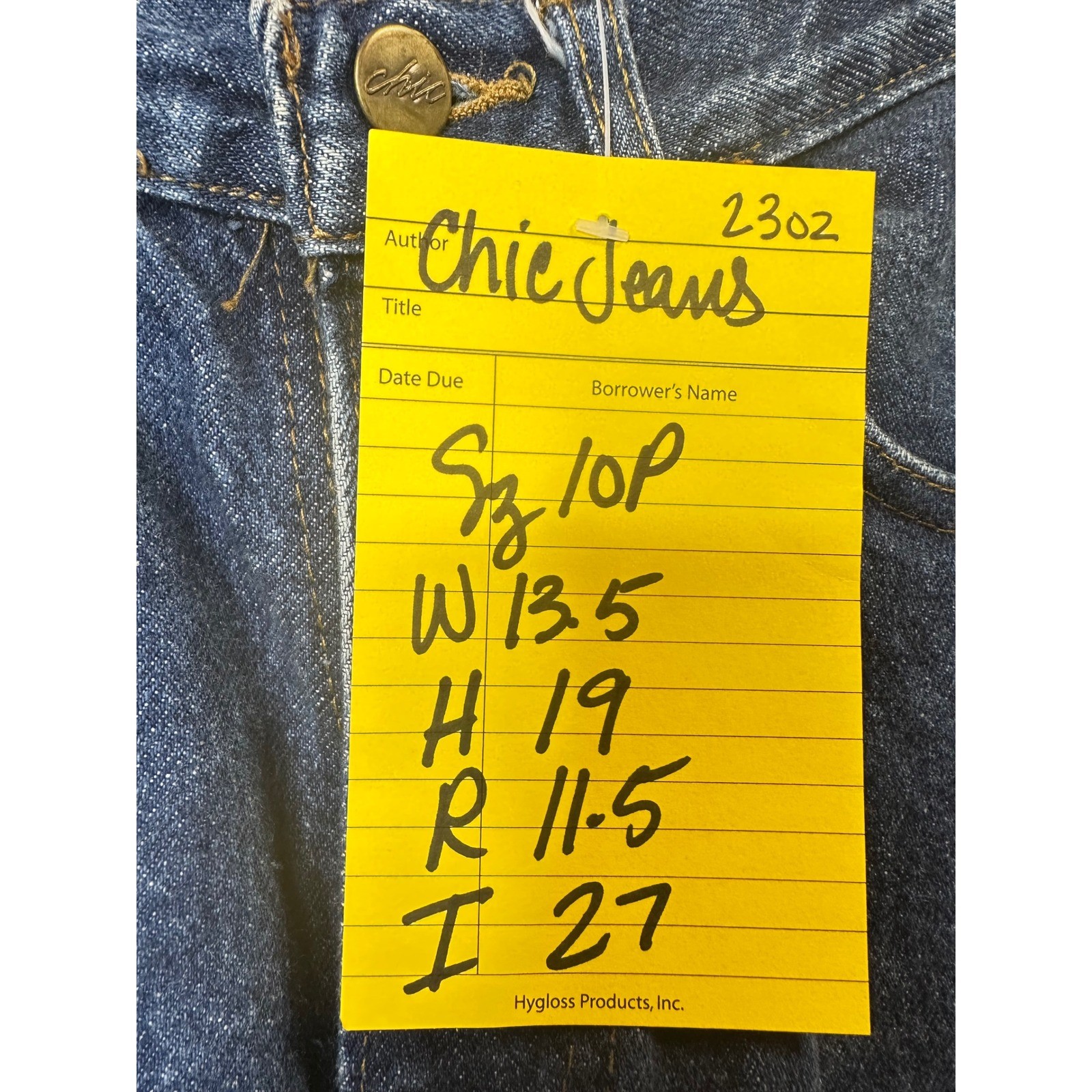 Chic Vintage High Waisted Mom Jeans Medium Wash Tapered Leg Petite 10P