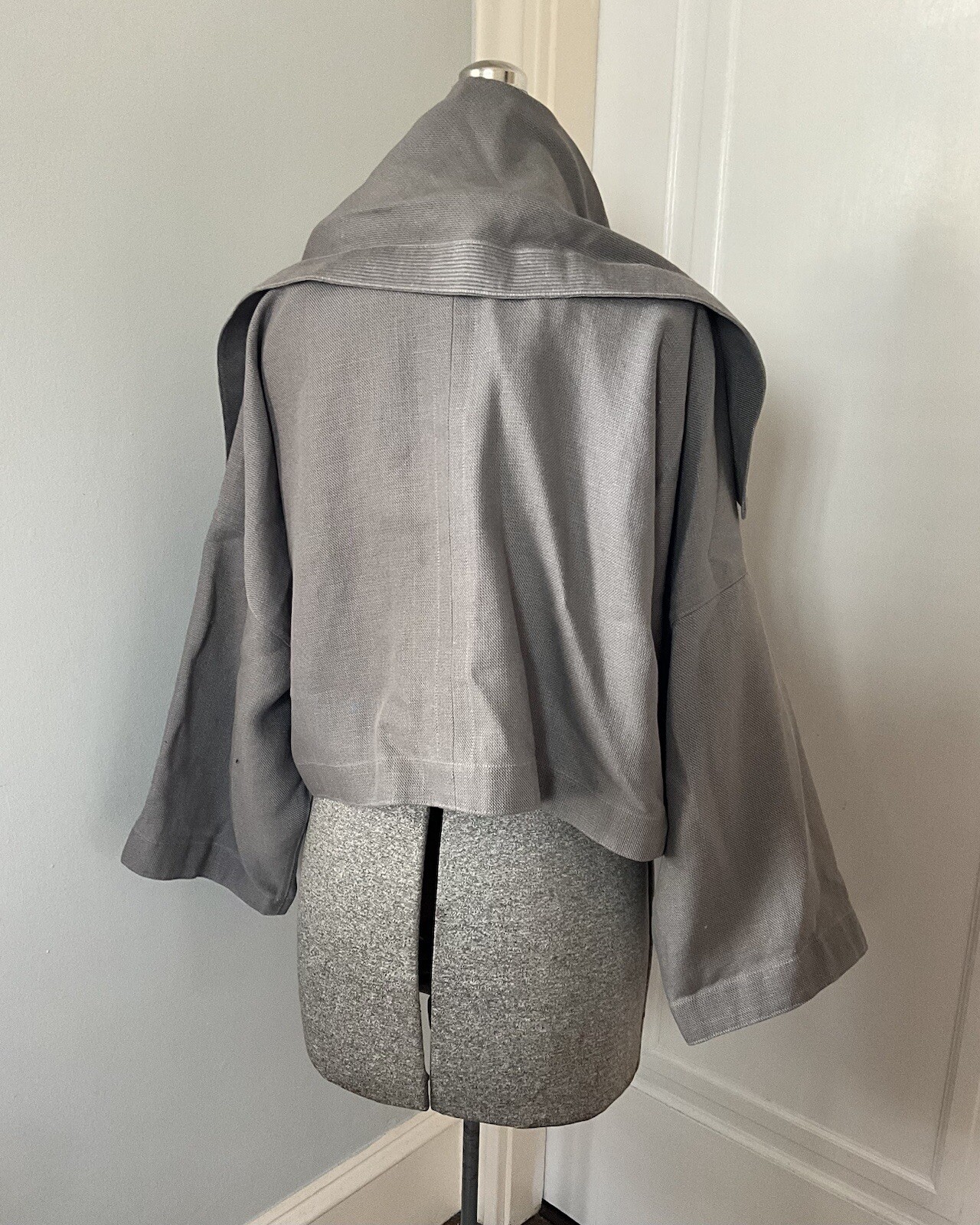 Vintage 1980’s Issey Miyake Grey Linen Jacket