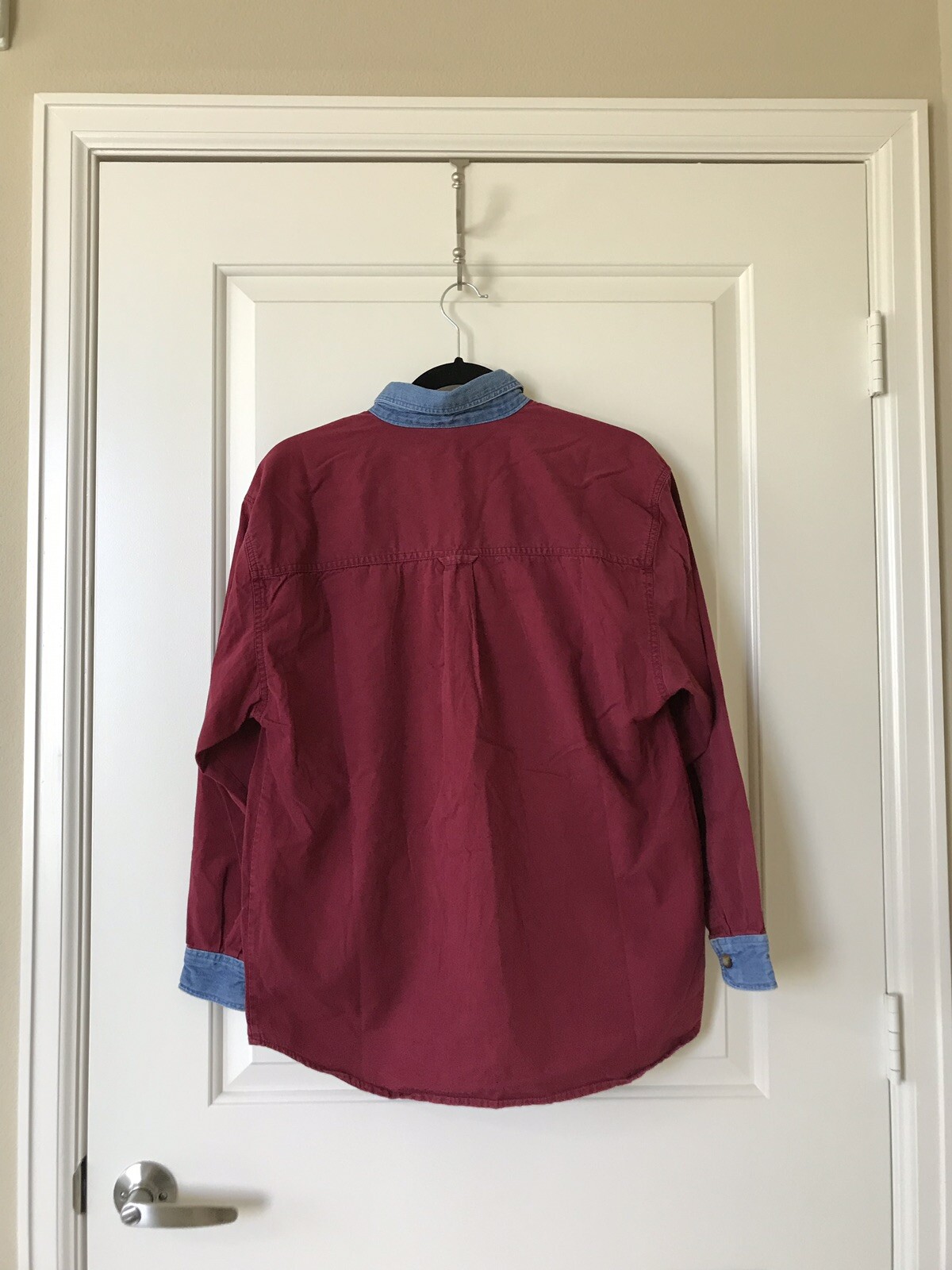 Vintage Maroon Shirt, Size M