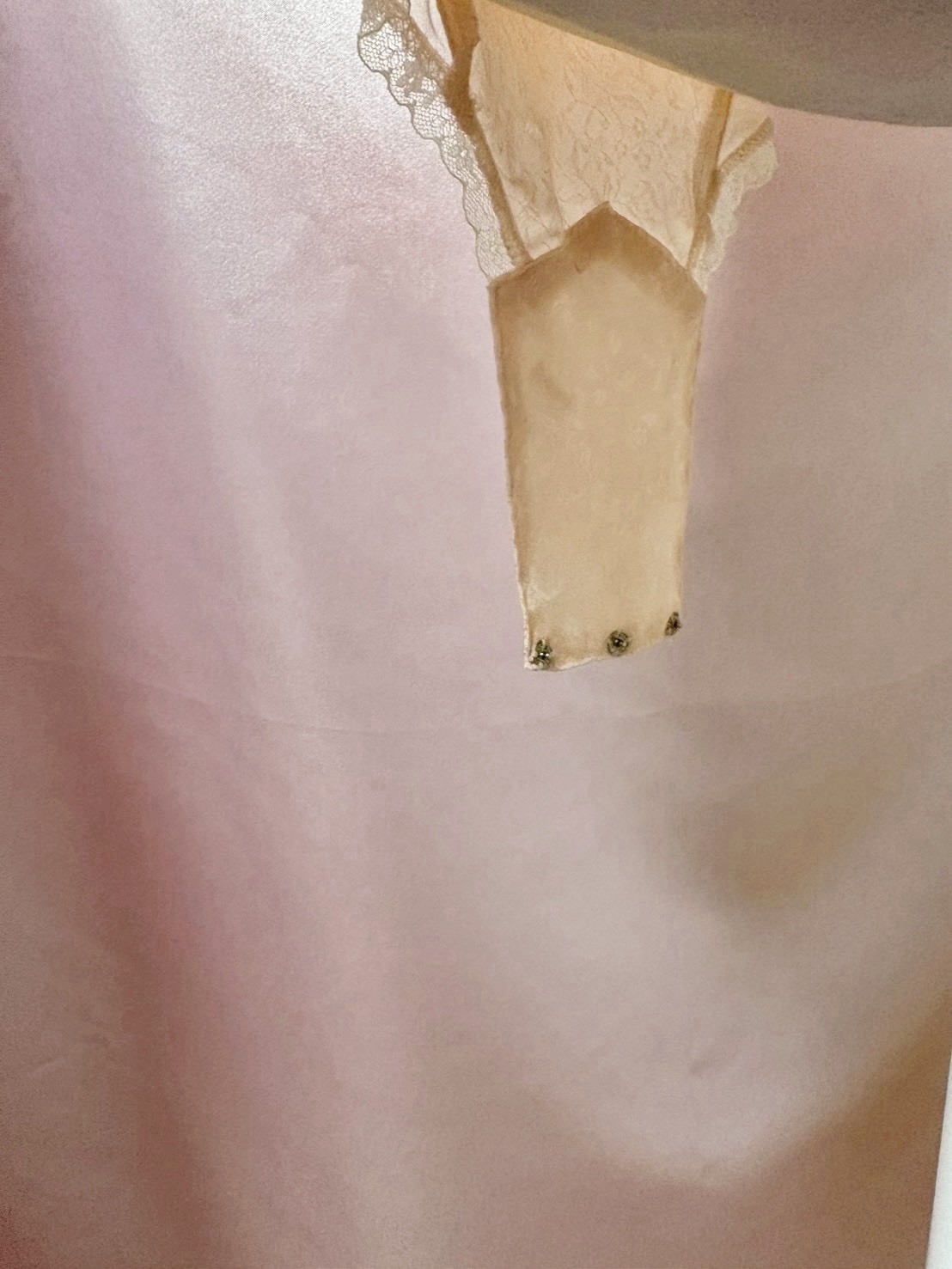 Vintage 1980s Victoria’s Secret Pink Satin Lace Teddy Lingerie Kawaii