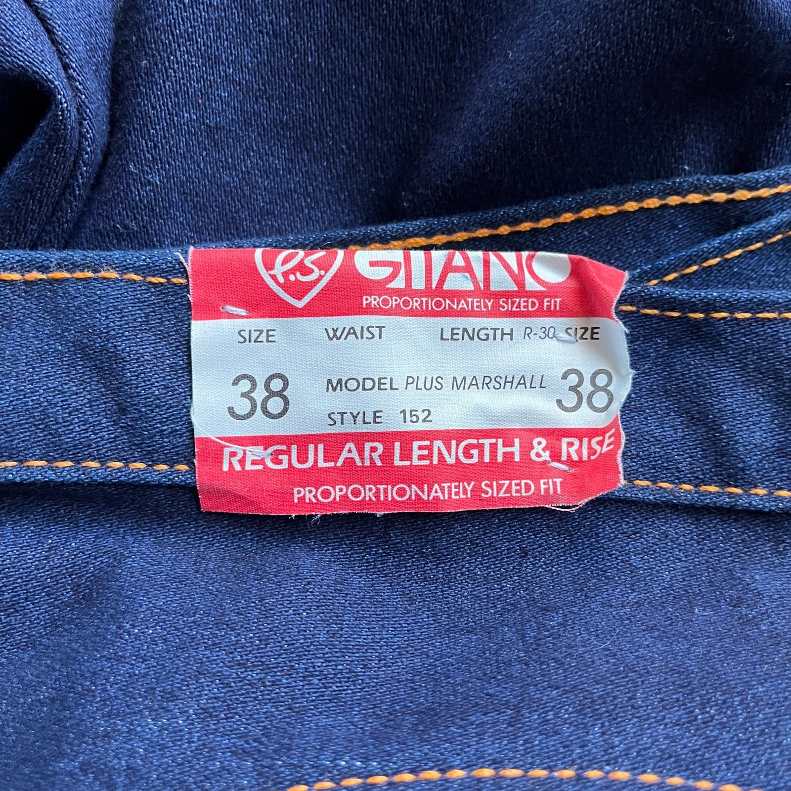 Women’s P.S. Gitano Mom Jeans Size 38 Reg High Rise Power Stretch NWT NOS Dark
