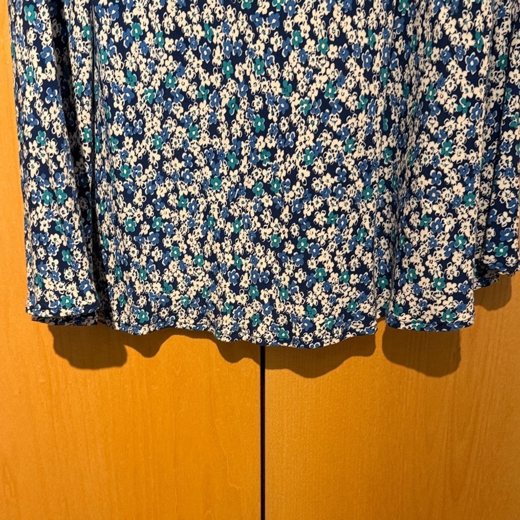 Carol Anderson Collection Petites: Floral Blue Maxi Skirt with Gift!