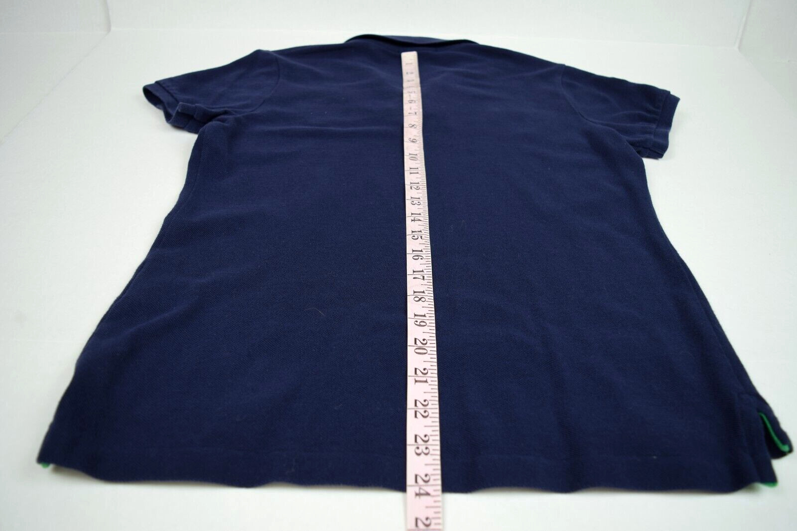 Vintage Polo Ralph Lauren Shirt Size L Y2K The Skinny Polo USA Flag Logo Black