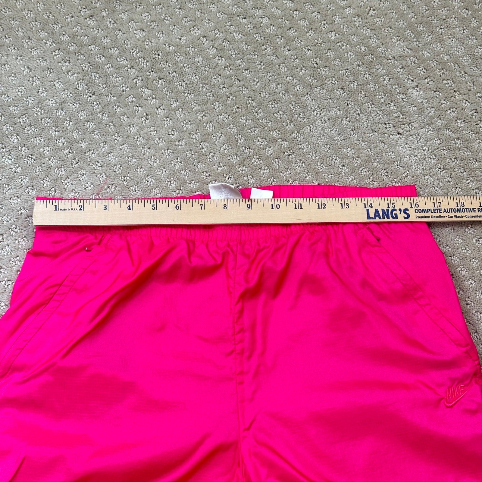 Vintage Nike Track Suit Womens Medium 10-12 Neon Pink Windbreaker Pants 80s 90s