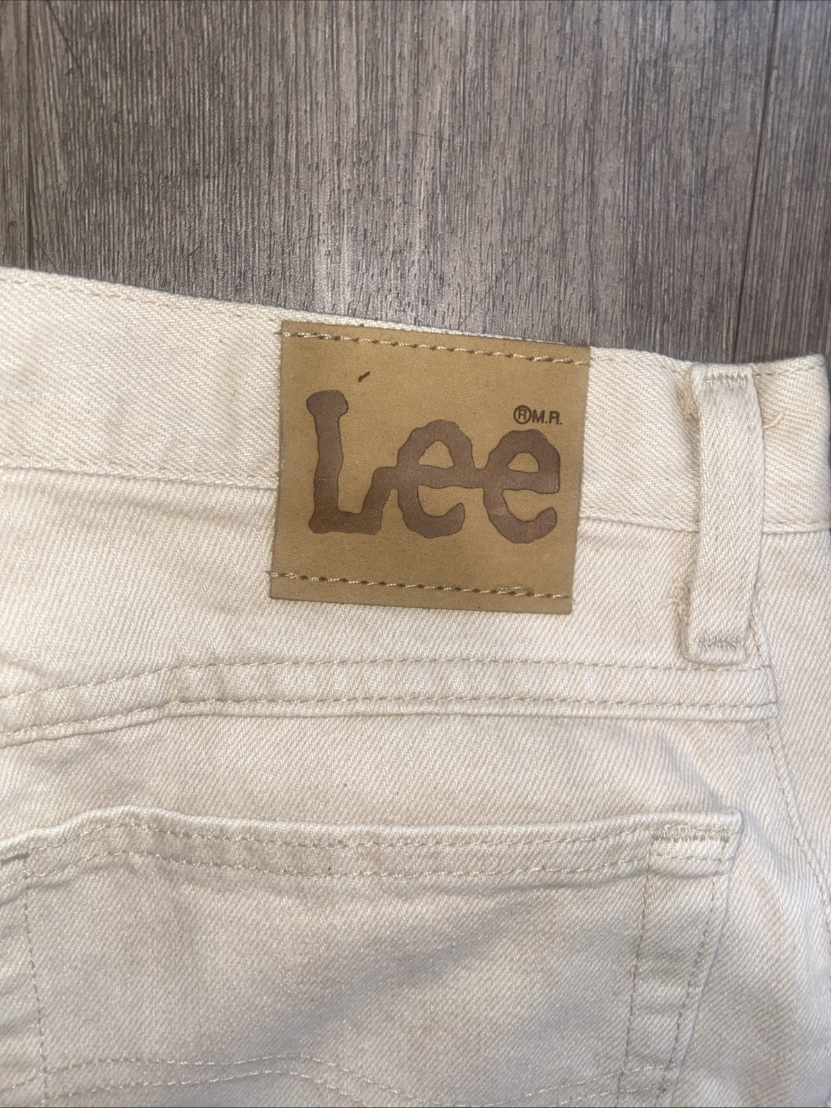Vintage 80’s Lee Riders Jeans. Khaki Color. Size 29/30 USA. Cotton.