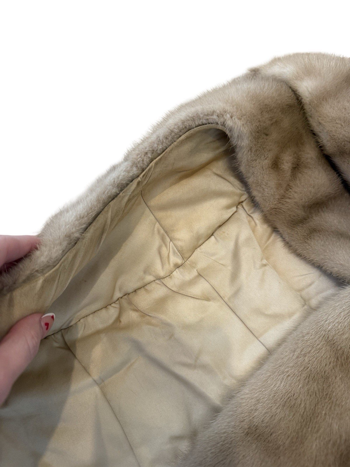 Vintage Dark Blonde Mink Women’s Stole/Cape One Size Fits Most