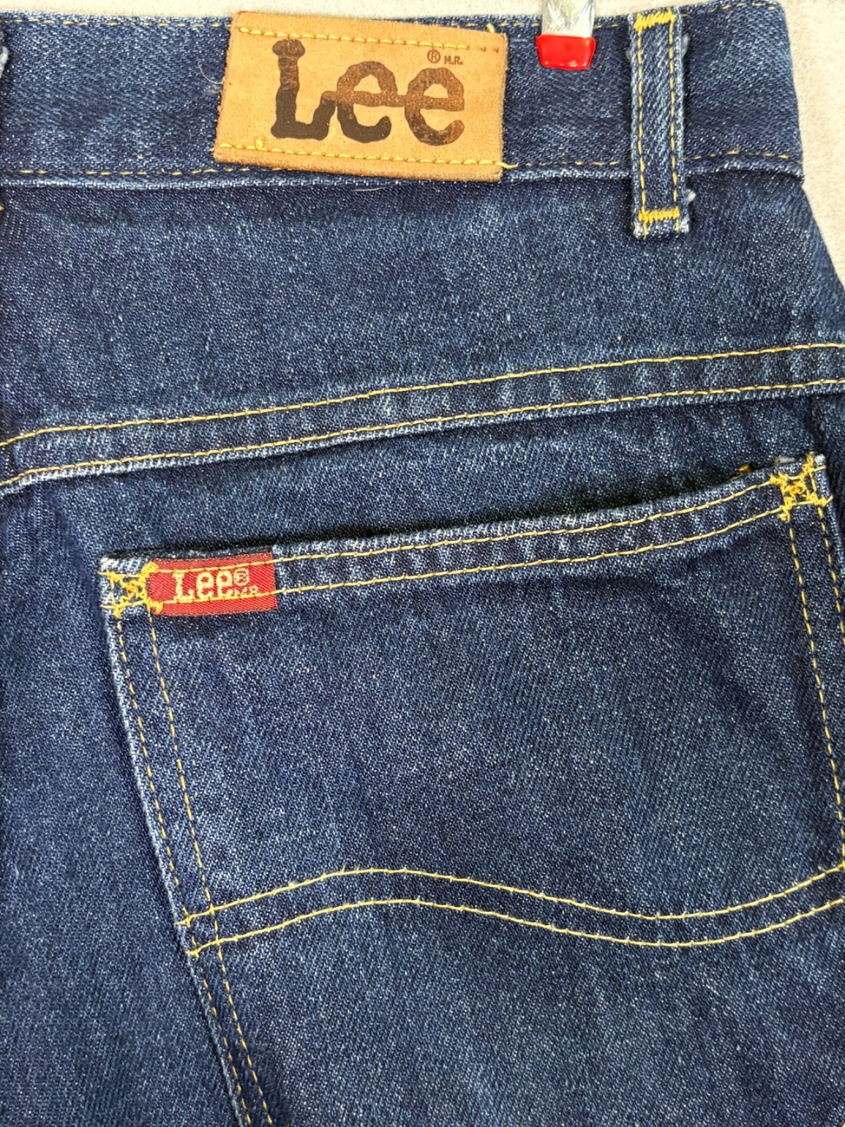 Vtg 70s Lee Riders Sanforized Union Made Usa Jeans Womens 26×32 Denim Indigo