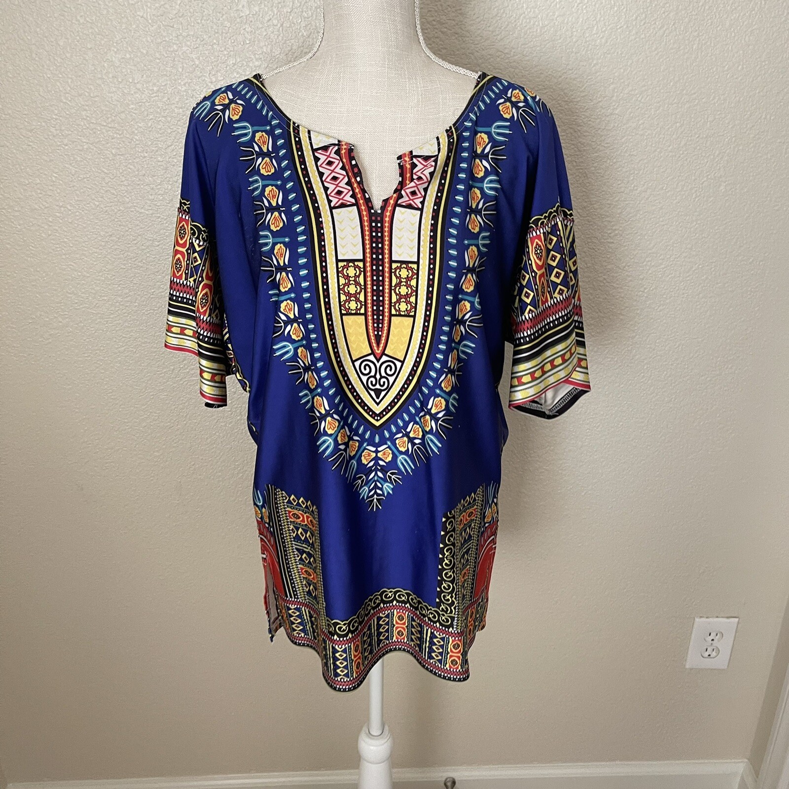 Mama & Papa UNISEX TOP SIZE Large African Print Boho