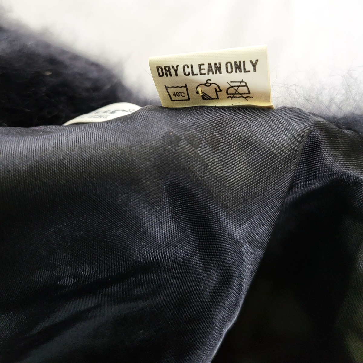 VTG BIG STAR Keo Sung Cardigan Sweater Black Angora Furry Fuzzy Luxurious XL/1X