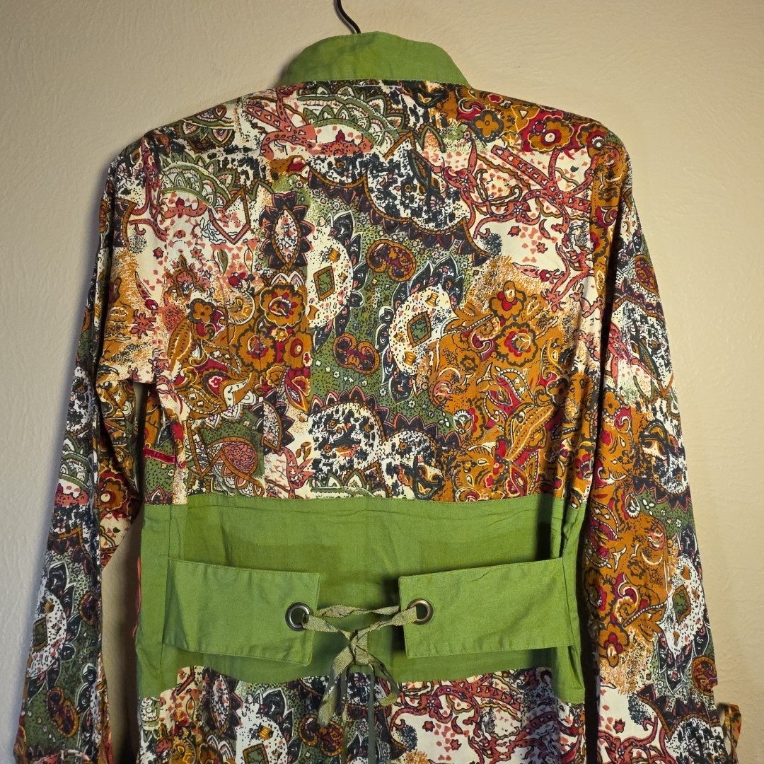 Vintage Boho Festival Dress Women’s Small Med Amarti Retro 60s/70s Hippie Chic *