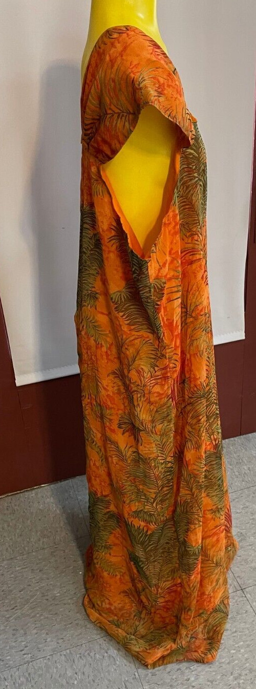 Vintage 1X Zanana By Saraf Colorful Dress India Polyester Fashion