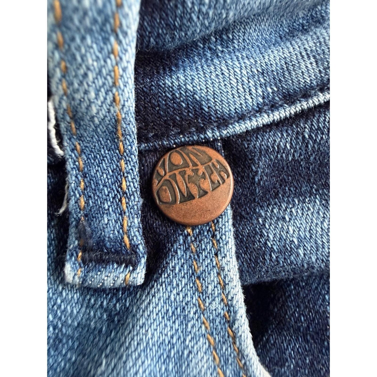 Iconic Vintage Von Dutch Kustommade Originals capris Size 27 made USA grunge