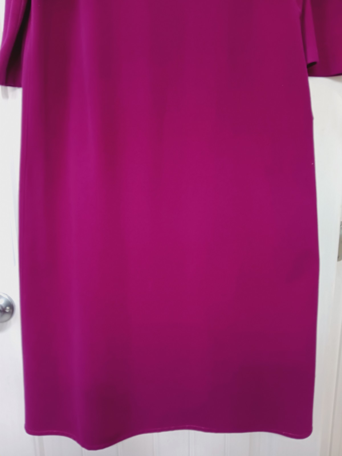 Vtg 70s JC Penney Velour Front Zip Robe 14 Fits L Purple Majenta Pink