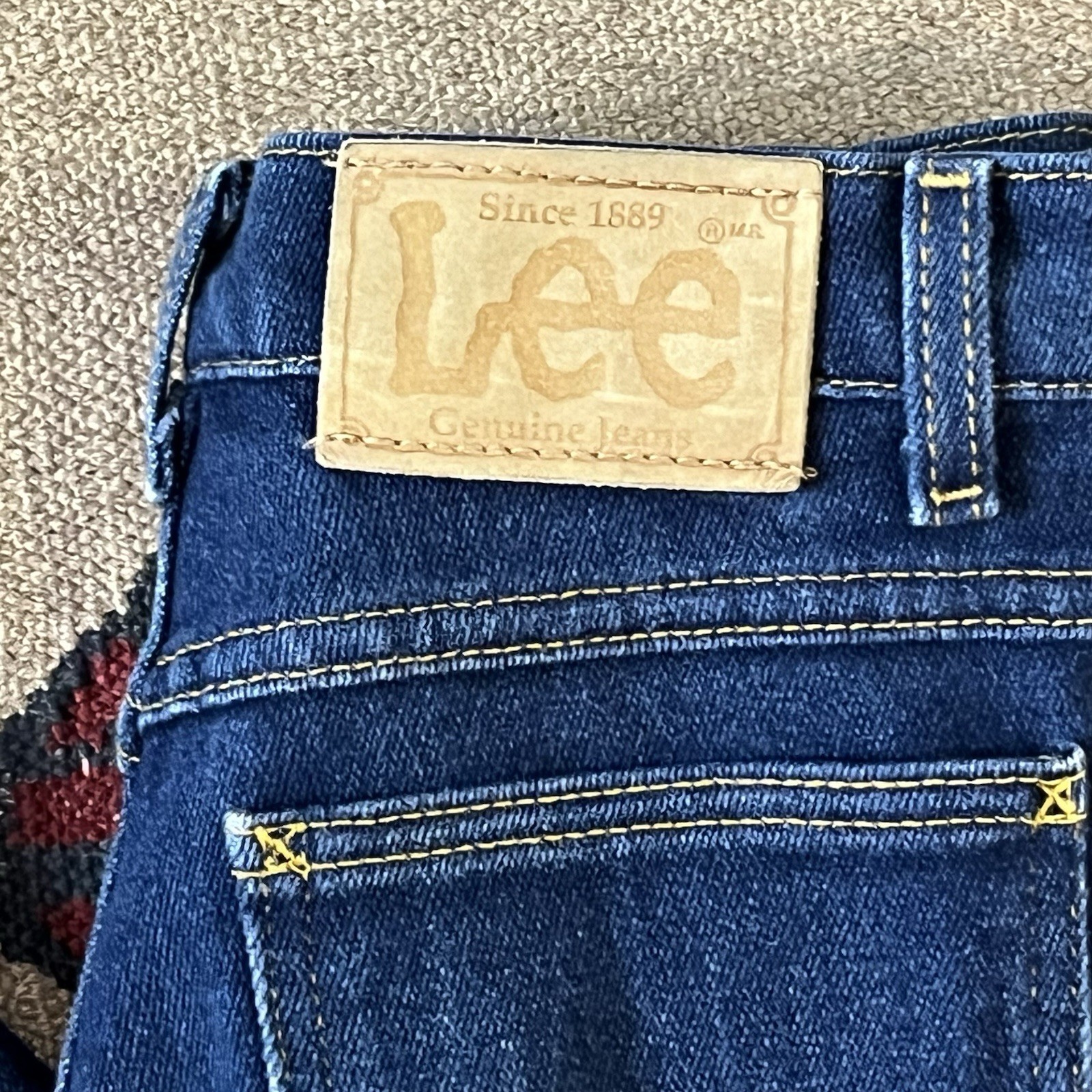 Vintage 80s Lee Riders Jeans Women’s 28×30 USA Made Blue Stretch Denim