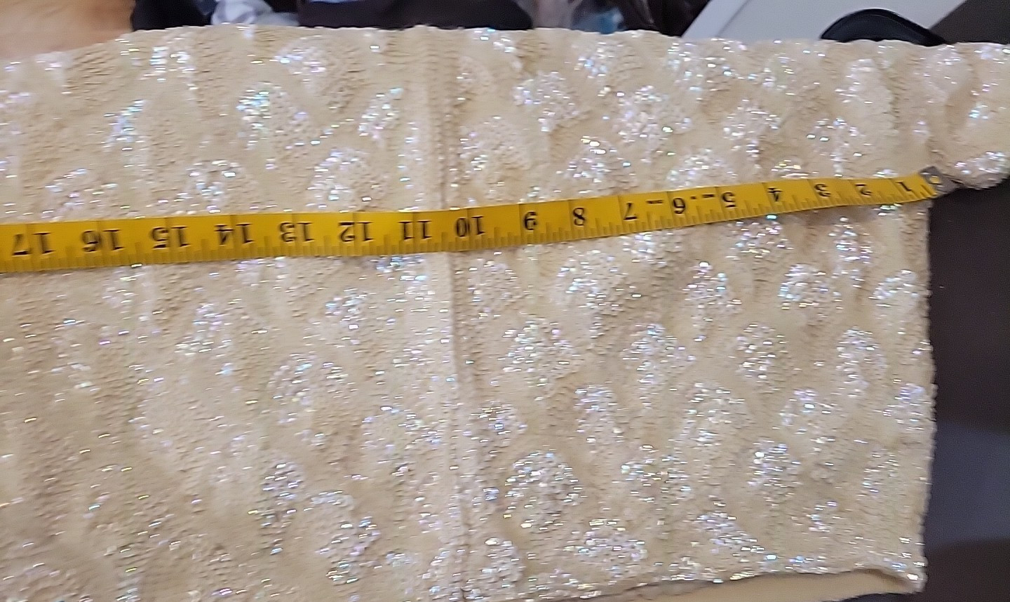 1960 Express Hong Kong Sequin Wool Cardigan Sweater Empress Hong Kong Rare VTG