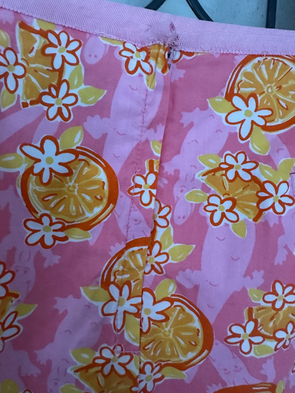 80’s Vintage Lily Pulitzer Orange Blossom Floral Skirt 12 SWEET!