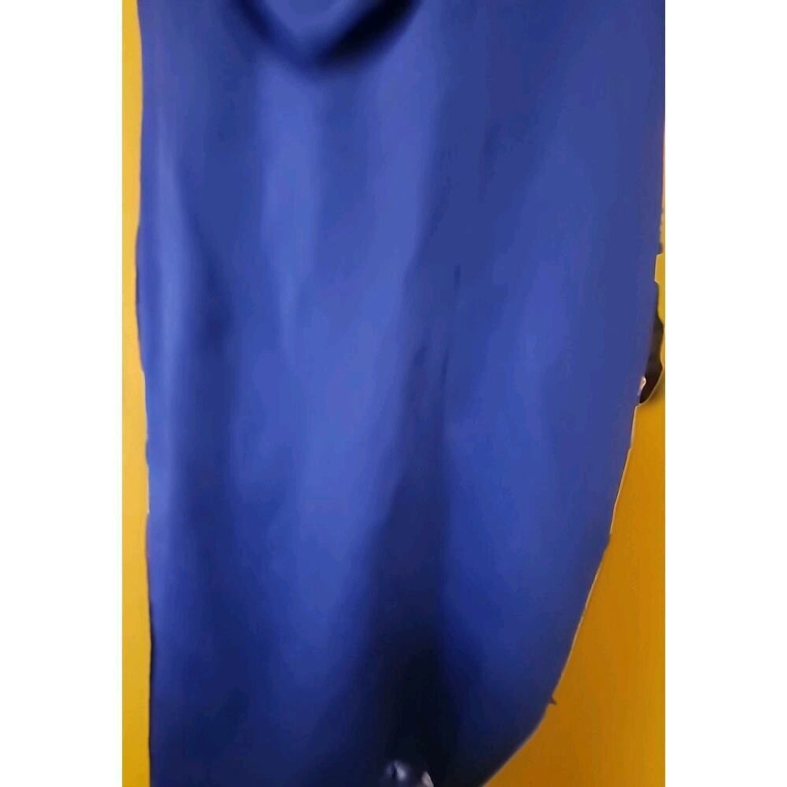 Vintage Blue Dress House Day Shift Midi Dress 60s Small A99 Madmen Cosplay Nice