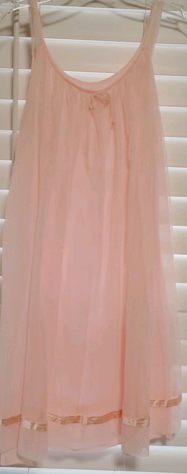Vintage 60’s Pink Lisette Lingerie Sheer Nightgown and Robe Al Sterling Size…