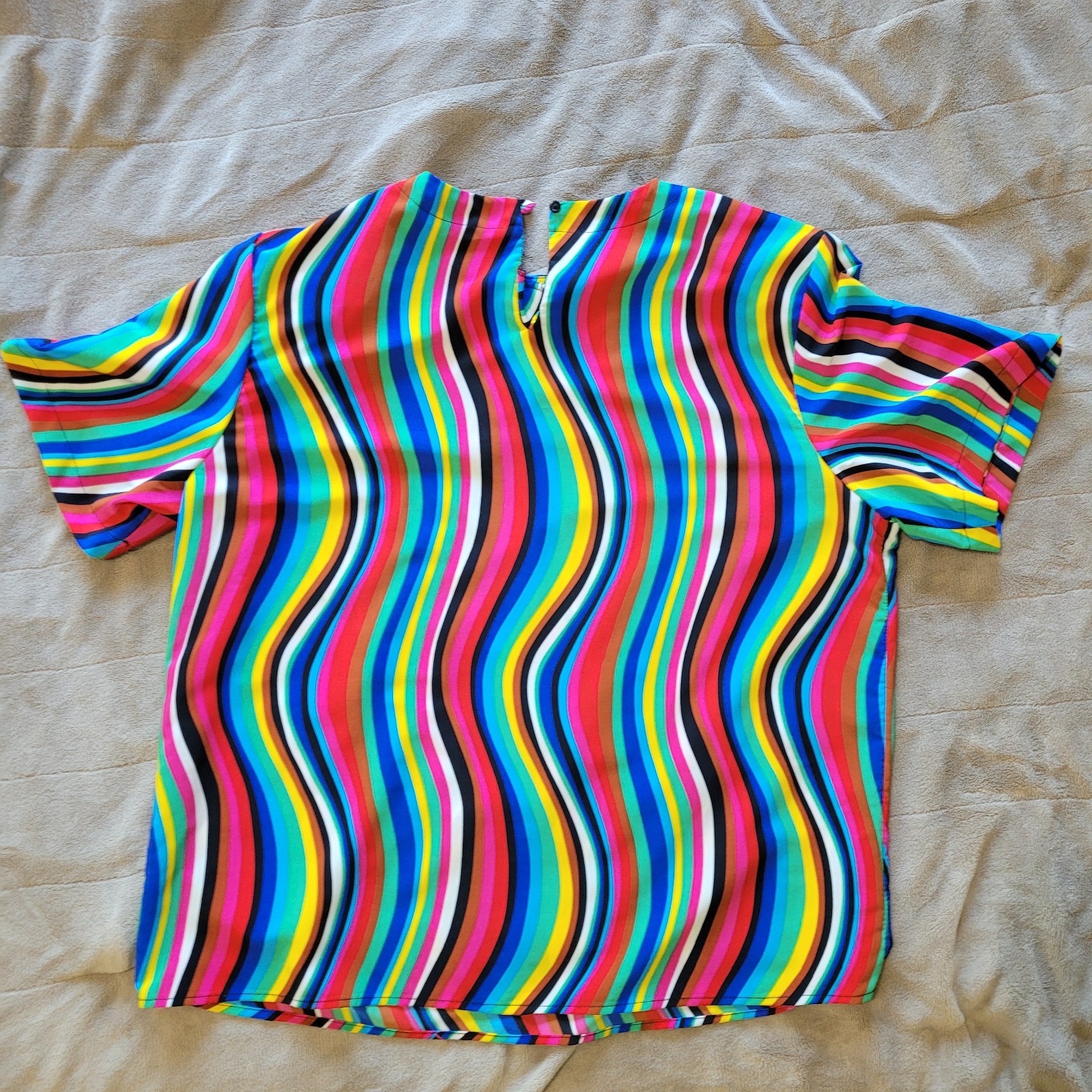 Vintage Renaissance Rainbow Stripe Colorful Retro Shirt