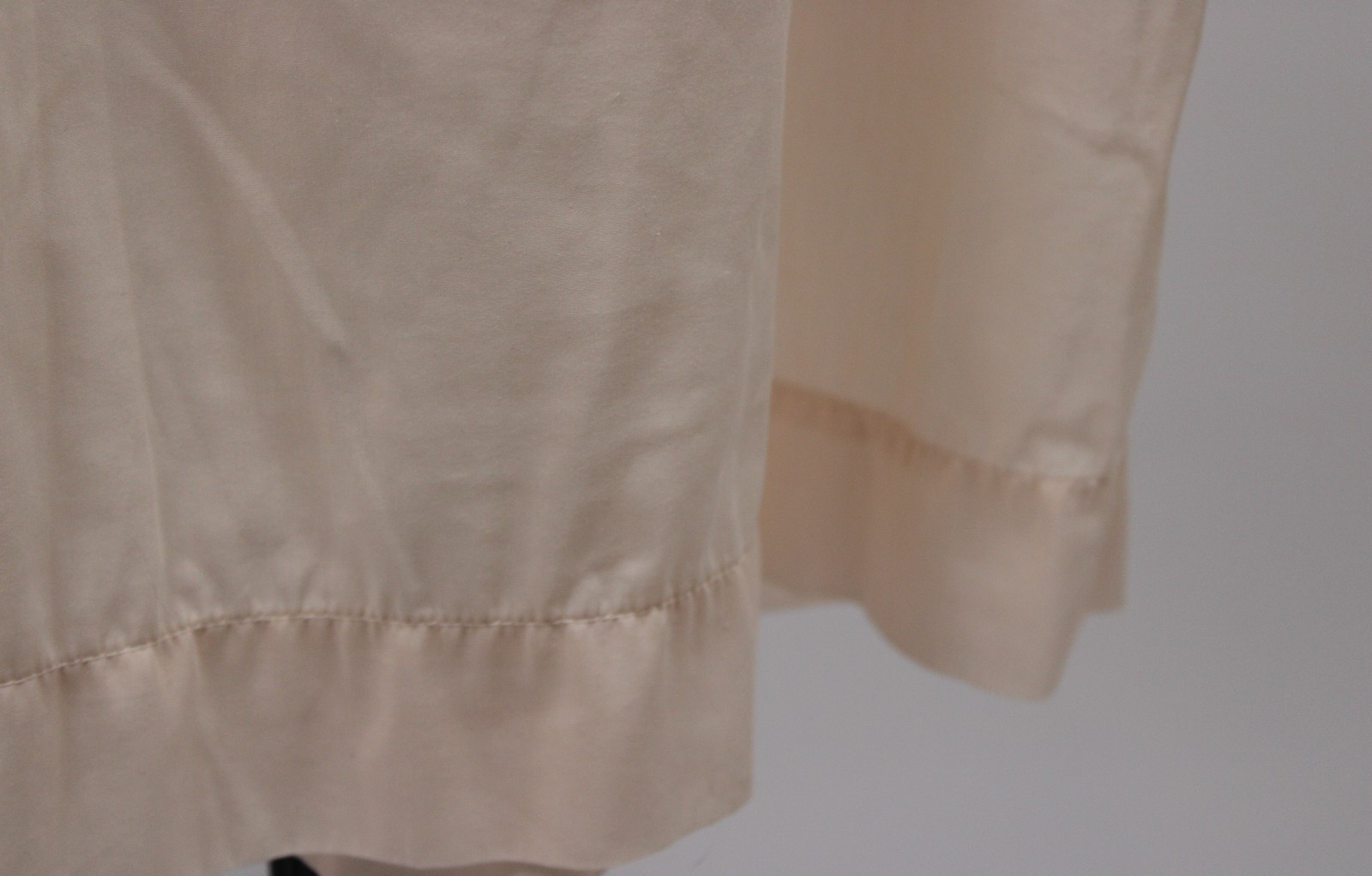 Vintage Pink Long Nightgown Victorian Long Sleeve Sz S Lace Trim, 53” Length