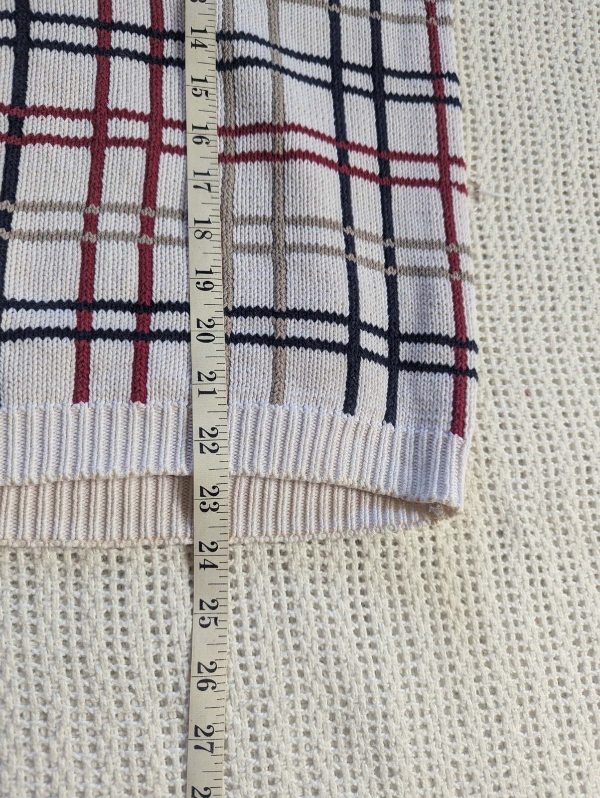 VTG Essential Elements 90s Y2K Crewneck Knit Sweater Womens XS White Multicolor