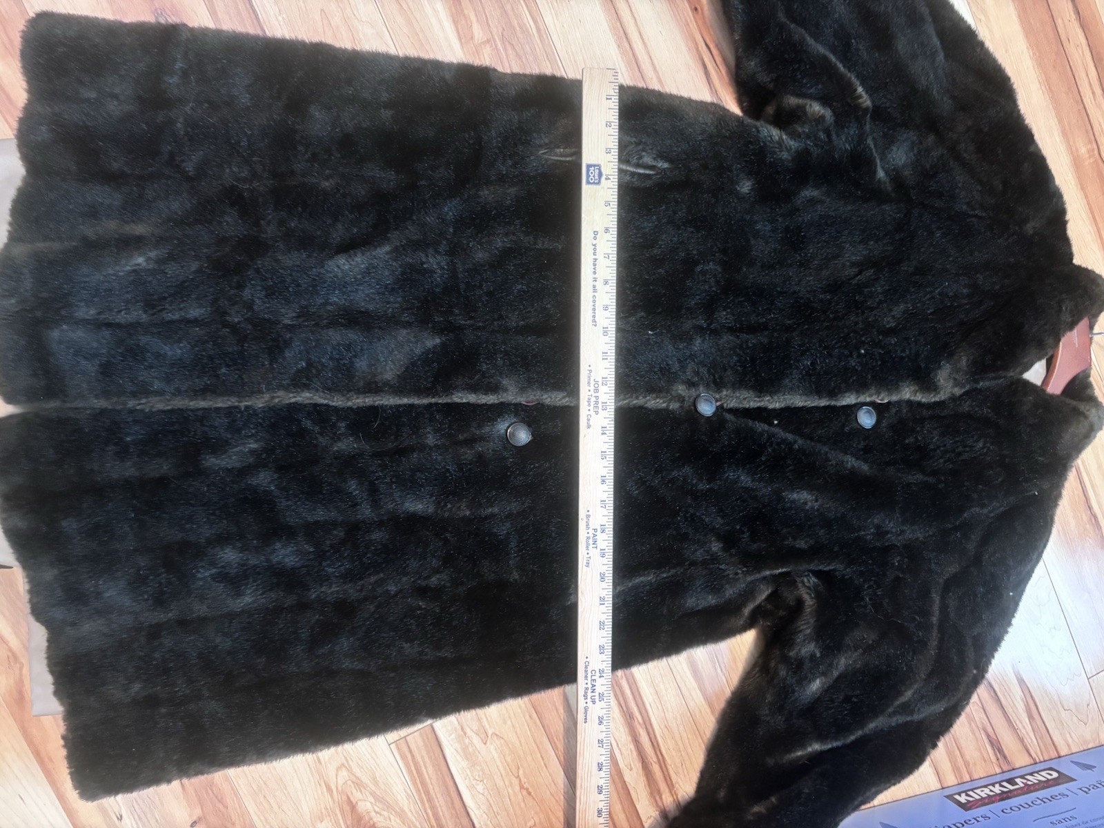 VINTAGE Sportowne Futur Women Faux Fur Coat Reversible Raincoat Jacket Sz 12? L?