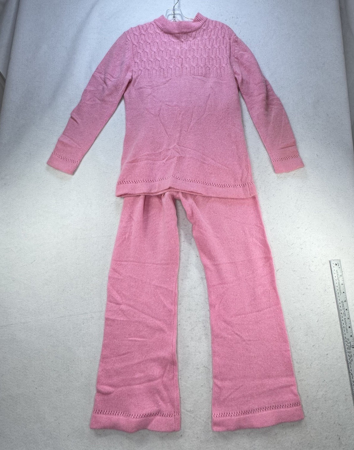 VTG Starlight Trading Sweater & Pants Set Size Medium Lambswool Angora Rabbit