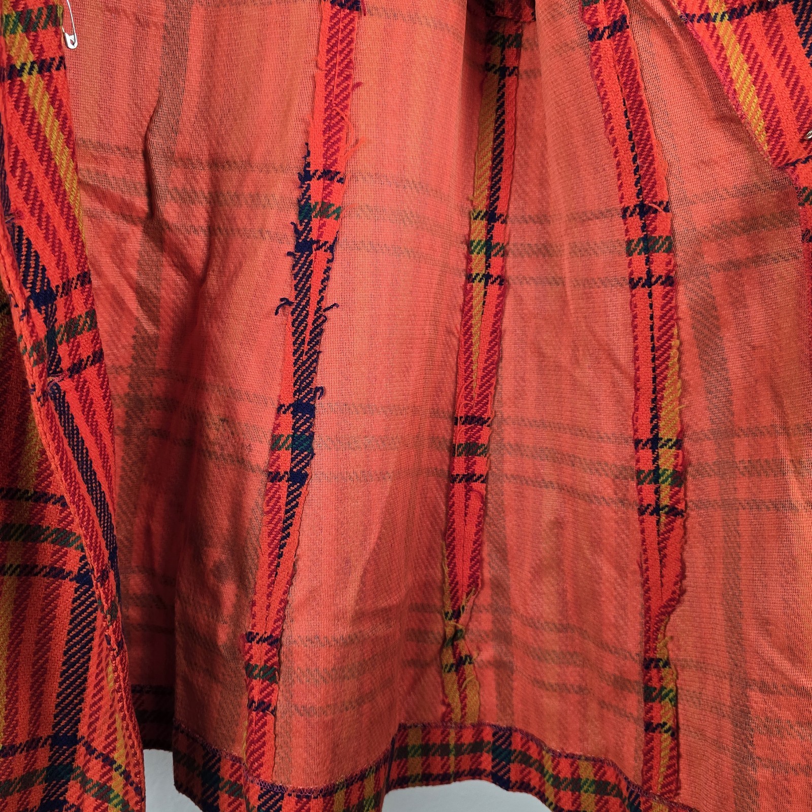 VTG 1960s Suz Of Califoria Women’s Red Plaid Mod Mini Dress Size 8 (See Notes)